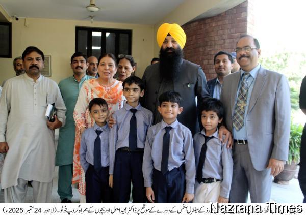 "Dr. Samuel Rizk Discusses Human Rights and Minority Rights in Lahore Meeting"