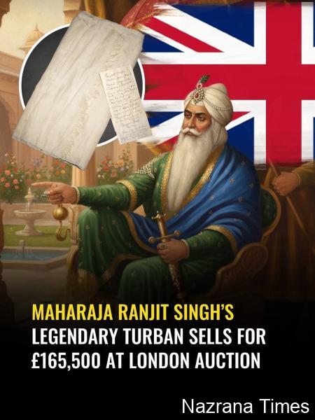 Maharaja Ranjit Singh’s 19th-Century Turban Draws Global Attention at London Sale