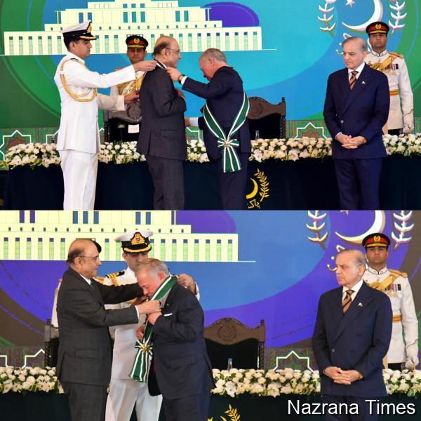Pakistan Confers Nishan-e-Pakistan on King Abdullah II During State Visit