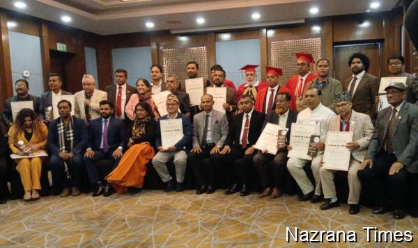 दर्जनों पत्रकारों को साउथ एशियन हीरो अवॉर्ड 2026 से सम्मानित किया गया