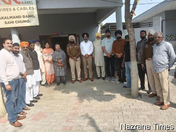 ਪੁਲੀਸ ਵਲੋਂ ਪਿੰਡਾਂ ਦੀਆਂ ਕਮੇਟੀਆਂ ਬਣਾ ਕੇ ਮੀਟੰਗਾਂ ਕੀਤੀਆਂ ਜਾ ਰਹੀਆਂ ਹਨ-ਐਸ ਐਚ ਓ ਬਲਵਿੰਦਰ ਸਿੰਘ ਬਾਜਵਾ