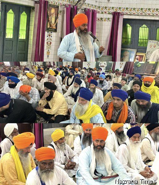Large Gathering of Sangat at Repentance Ceremony in Sathiala