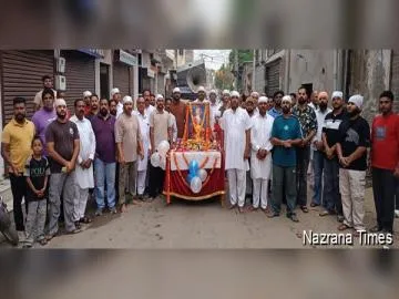 ਭਗਵਾਨ ਵਾਲਮੀਕਿ ਜੀ ਦੇ ਪ੍ਰਗਟ ਉਤਸਵ ਦੇ ਸੰਬੰਧ ਚ ਸ਼੍ਰੀ ਵਾਲਮੀਕਿ ਮੰਦਿਰ ਮੁਹੱਲਾ ਰਾਇਕਾ ਤੋਂ ਵਿਸ਼ਾਲ ਪ੍ਰਭਾਤਫੇਰੀ ਕੱਢੀ ਗਈ.