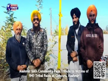 Kashmir Sikh Community Pays Tribute to Victims of 1947 Tribal Raids at Chhoora, Kashmir