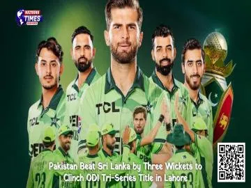 Pakistan Beat Sri Lanka by Three Wickets to Clinch ODI Tri-Series Title in Lahore