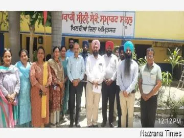 ਡਾਇਰੈਕਟਰ ਸਕੂਲ  ਸੈਕੰਡਰੀ ਸਿੱਖਿਆ ਸ੍. ਸਕੱਤਰ ਸਿੰਘ ਬੱਲ ਨੇ ਕੀਤਾ ਸ.ਸ.ਸ.ਸਕੂਲ ਖਿਲਚੀਆਂ  ਦਾ ਅਚਨਚੇਤ ਦੌਰਾ