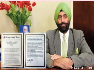ਅਮਰੀਕਾ ਦੇ ਹਾਊਸ ਆਫ਼ ਰਿਪ੍ਰੈਜ਼ੈਂਟੇਟਿਵਜ਼ ਨੇ ਪ੍ਰਮੁੱਖ  ਸਿੱਖ ਆਗੂ ਅਤੇ ਸਮਾਜ ਸੇਵੀ ਜਸਦੀਪ ਸਿੰਘ ਜੱਸੀ’  ਨੂੰ ਕੀਤਾ ਸਨਮਾਨਿਤ