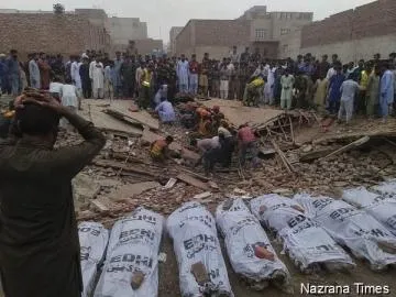 Roof Collapse at Lahore Tuition Centre Kills 14 Children; CM Orders Inquiry