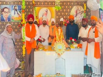 ਪਿੰਡ ਕੁਰੜੀ 'ਚ ਭਗਵਾਨ ਵਾਲਮੀਕਿ ਜੀ ਦੀ ਮੂਰਤੀ ਸਥਾਪਨਾ ਸਮਾਗਮ 'ਚ ਪਹਿਲਵਾਨ ਅਮਰਜੀਤ ਸਿੰਘ ਗਿੱਲ ਨੇ ਮੁੱਖ ਮਹਿਮਾਨ ਵਜੋਂ ਕੀਤੀ ਸ਼ਿਰਕਤ : ਪ੍ਰਧਾਨ ਸਤਨਾਮ ਸਿੰਘ