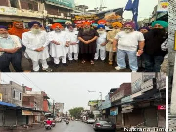 ਕੌਮੀ ਇਨਸਾਫ ਮੋਰਚੇ ਵੱਲੋਂ 21 ਅਗਸਤ ਨੂੰ ਸਵੇਰੇ 7 ਵਜੇ ਤੋਂ ਦੁਪਹਿਰ 2 ਵਜੇ ਤੱਕ ਪੰਜਾਬ ਬੰਦ ਦੀ ਕਾਲ ਨੂੰ ਅੱਜ ਜੰਡਿਆਲਾ ਗੁਰੂ ਵਿੱਚ ਭਰਵਾਂ ਹੁੰਗਾਰਾ ਦੇਖਣ ਨੂੰ ਮਿਲਿਆ ।