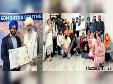 ਹੜ੍ਹ ਰਾਹਤ ਸੇਵਾ ਲਈ ਸੰਤ ਬਾਬਾ ਸੁੱਖਾ ਸਿੰਘ ਜੀ ਨੂੰ ਕੈਨੇਡਾ ਵਿੱਚ ਸੰਸਦੀ ਸਨਮਾਨ