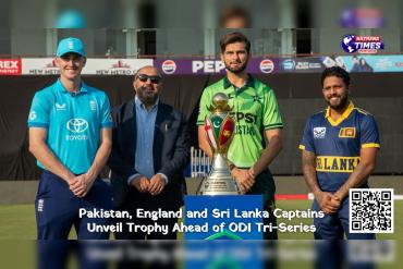 Pakistan, England and Sri Lanka Captains Unveil Trophy Ahead of ODI Tri-Series