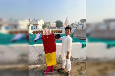 ਵਿਜੇਦਸ਼ਮੀ ਦੇ ਮੌਕੇ ਤੇ ਛੋਟੇ ਅਮਨ ਯਾਦਵ ਨੇ ਸਾੜਿਆ ਰਾਵਣ ਦਾ ਪੁਤਲਾ