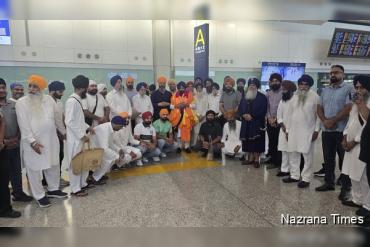 Jathedar Giani Kuldip Singh Gargajj given warm welcome by sangat on arrival in Hong Kong