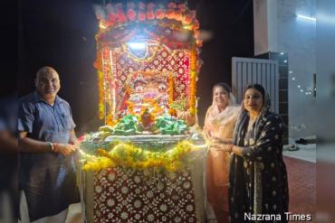 पंजाबी बाग बना वृंदावन धाम, भगवान श्री जगन्नाथ की 42वीं संध्या फेरी में उमड़ा भक्ति का सागर