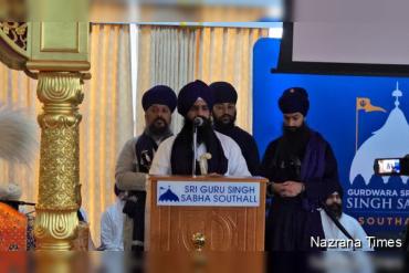 ਸਾਊਥਾਲ ਵਿਖੇ ਸਿੱਖ ਸੰਗਤ ਨੂੰ ਸੰਬੋਧਨ ਕਰਦਿਆਂ ਜਥੇਦਾਰ ਗੜਗੱਜ ਨੇ ਇਕਜੁੱਟਤਾ ਅਤੇ ਮੀਰੀ-ਪੀਰੀ ਦੇ ਸਿਧਾਂਤ ’ਤੇ ਦਿੱਤਾ ਜ਼ੋਰ