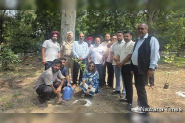 एक पेड़ मां के नाम’ मुहिम के तहत शालीमार बाग में लगाए 44 फलदार पौधे
