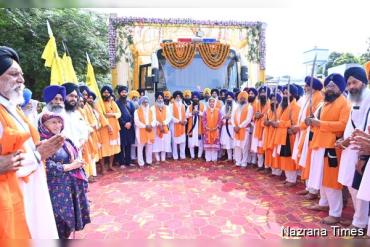 ਮੀਰੀ ਪੀਰੀ ਖਾਲਸਾ ਮਾਰਚ ਖ਼ਾਲਸਈ ਜਾਹੋ ਜਲਾਲ ਨਾਲ ਗੁਰਦੁਆਰਾ ਸ੍ਰੀ ਚਮਕੌਰ ਸਾਹਿਬ ਤੋਂ ਗੁਰਦੁਆਰਾ ਸ੍ਰੀ ਭੱਠਾ ਸਾਹਿਬ ਲਈ ਹੋਇਆ ਰਵਾਨਾ
