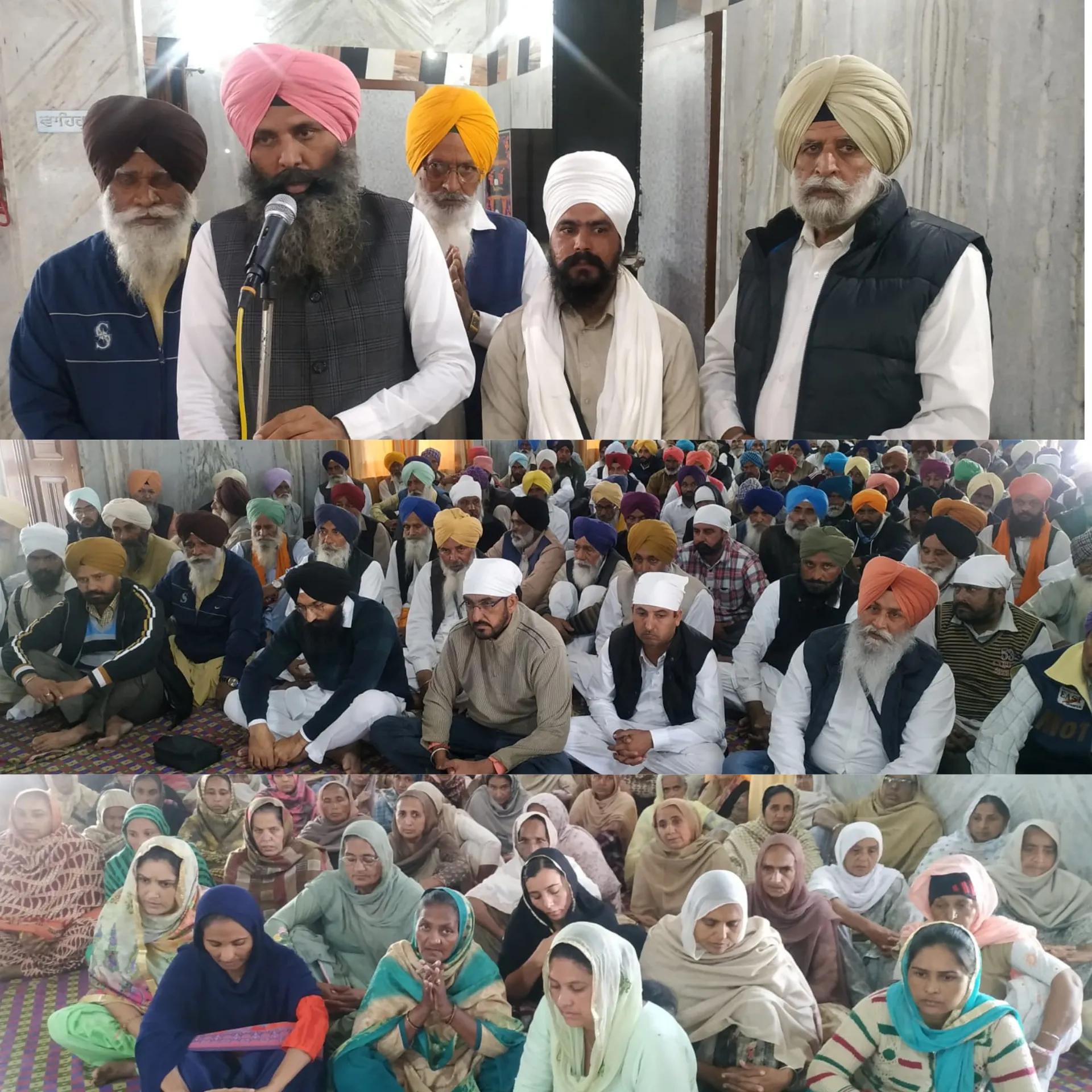 ਬਾਪੂ ਦਰਸ਼ਨ ਸਿੰਘ ਨੂੰ ਸ਼ਰਧਾਂਜਲੀ ਭੇਂਟ ਕੀਤੀਆਂ