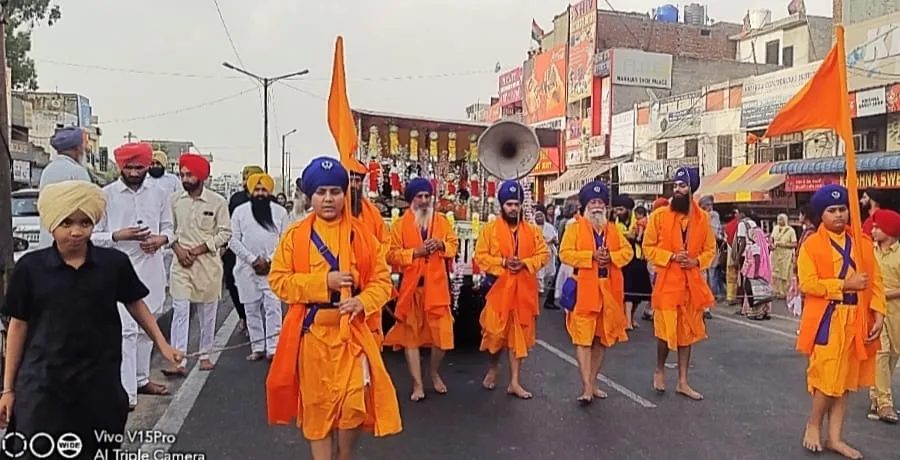 ਭੋਗਪੁਰ ਖਾਲਸਾ ਪੰਥ ਜਨਮ ਦਿਹਾੜੇ ਤੇ ਨਗਰ ਕੀਰਤਨ ਸਜਾਏ