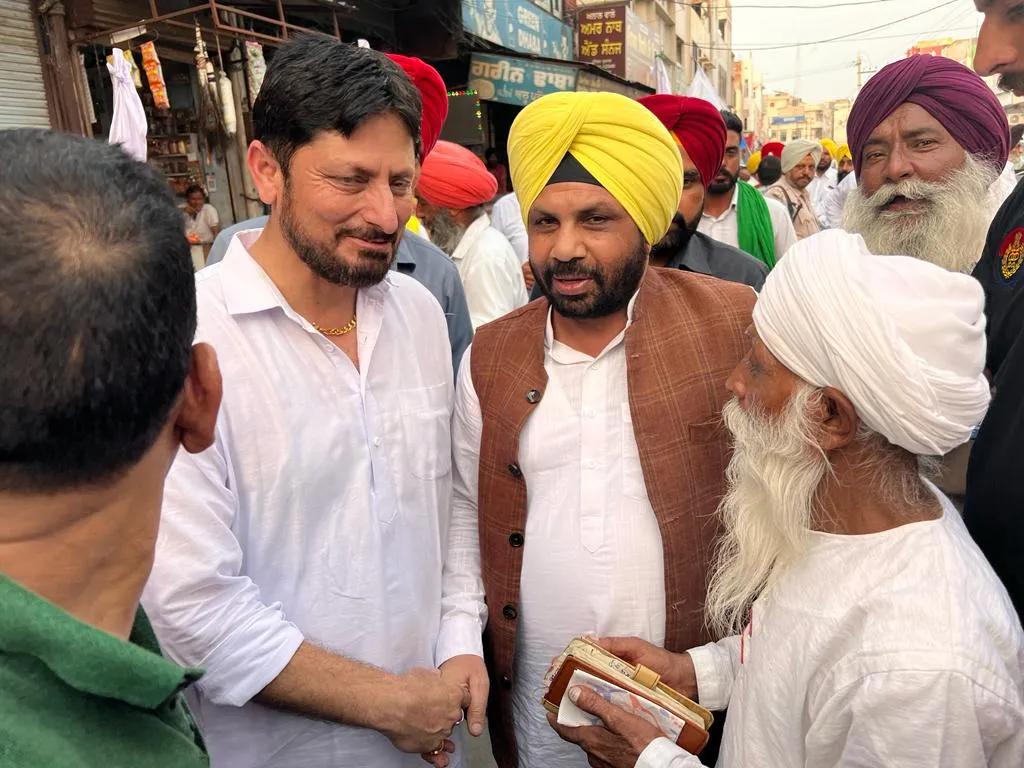 ਠਾਕੁਰ ਅਮਿਤ ਮੰਟੂ  ਵੱਲੋਂ ਸੰਗਰੂਰ ਚ ਚੋਣ ਪ੍ਰਚਾਰ