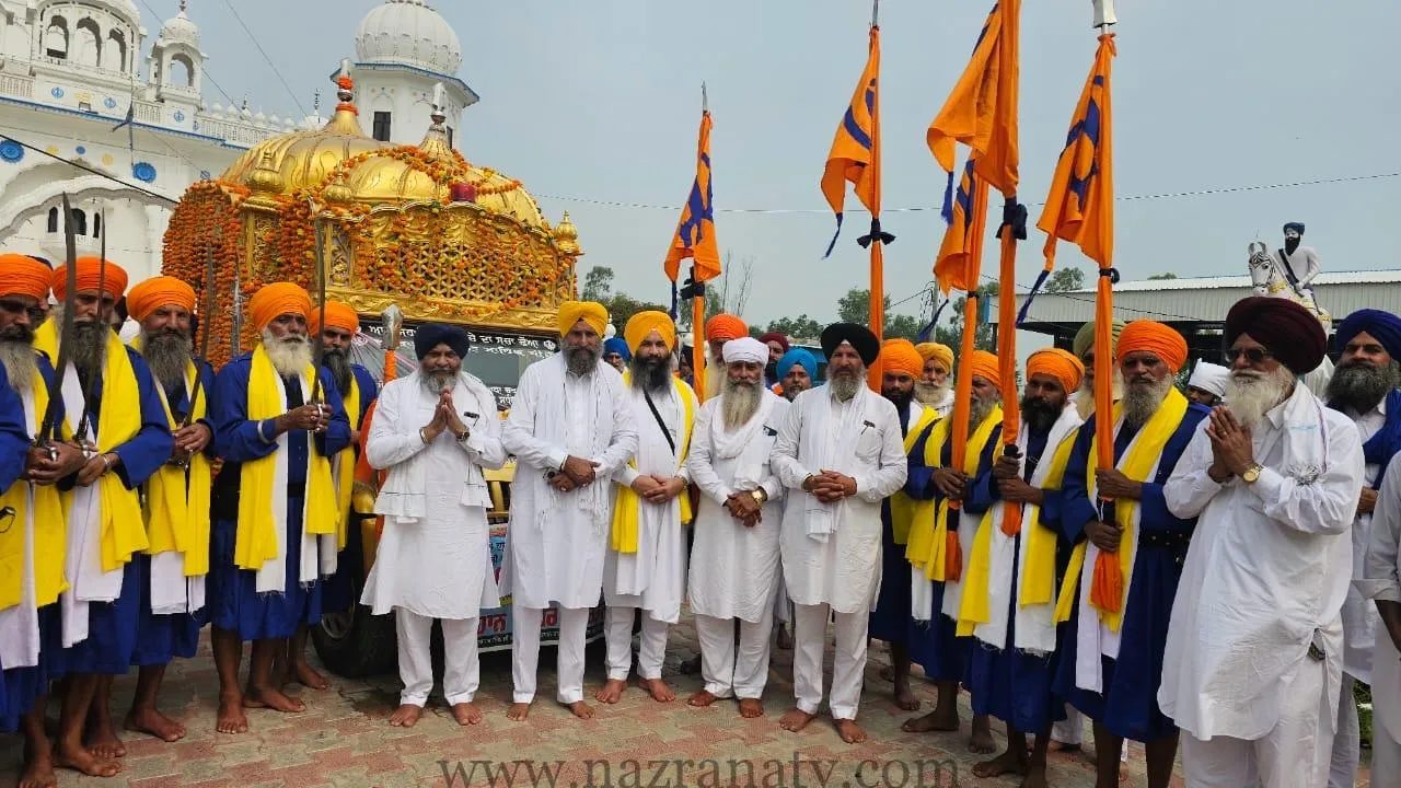 450 ਸਾਲਾ ਸਤਾਬਦੀ ਨੂੰ ਸਮਰਪਿਤ ਪਿੰਡ ਢੋਟੀਆਂ ਤੋਂ ਸ੍ਰੀ ਗੋਇੰਦਵਾਲ ਸਾਹਿਬ ਤੱਕ ਸਜਾਇਆ ਨਗਰ ਕੀਰਤਨ