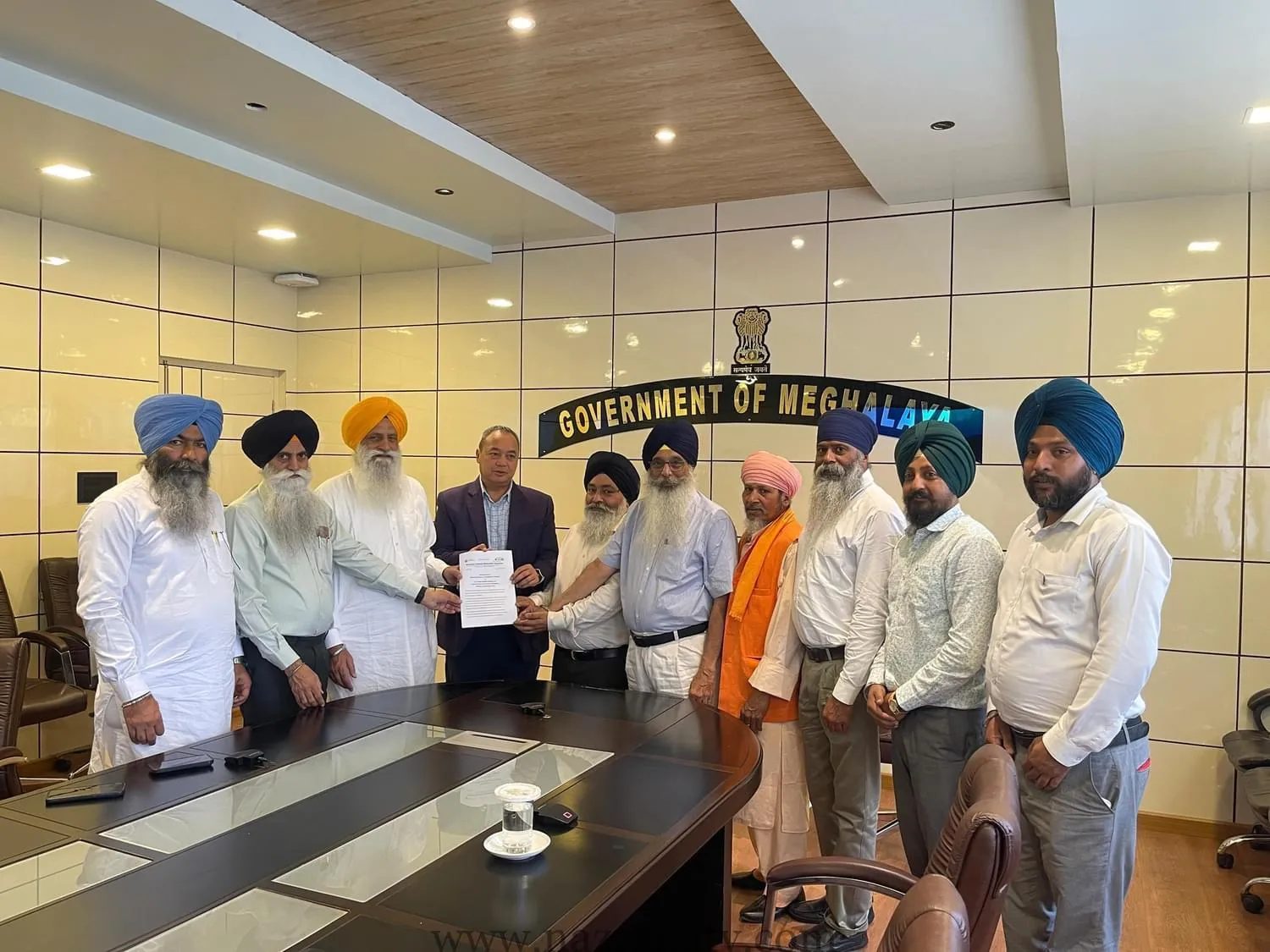 ਸ਼੍ਰੋਮਣੀ ਕਮੇਟੀ ਵਫ਼ਦ ਨੇ ਸ਼ਿਲਾਂਗ ਵਿਖੇ ਮੇਘਾਲਿਆ ਸਰਕਾਰ ਦੇ ਮੁੱਖ ਸਕੱਤਰ ਨਾਲ ਕੀਤੀ ਮੁਲਾਕਾਤ