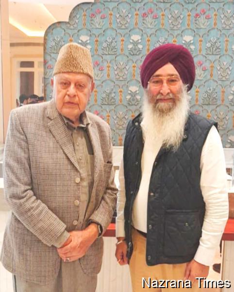 Ravinder Singh Brahmpura Meets Dr. Farooq Abdullah in Amritsar, Discusses Trade Ties