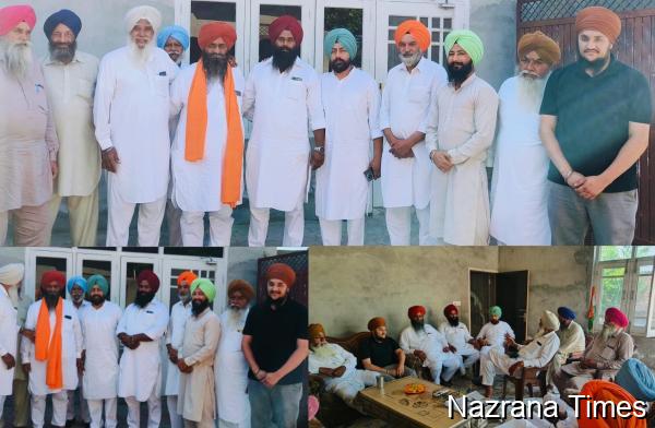 ਸਰਹਾਲੀ ਕਲਾਂ ਤੇ ਦਦੇਹਰ ਸਾਹਿਬ ਦੇ ਮੋਹਤਬਰ ਸੱਜਣਾ ਨੇ ਸਰਪੰਚ ਬਲਬੀਰ ਸਿੰਘ ਠੱਟਾ ਨੂੰ ਕੀਤਾ ਸਨਮਾਨਿਤ।