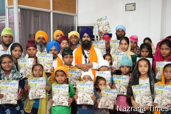 Jathedar Giani Kuldeep Singh Gargajj Carries Out Sikh Preaching at Gachubai Tanda village of Vanjara Sikhs in Telangana