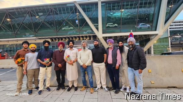 ਪੰਥਕ ਪ੍ਰਚਾਰਕ ਭਾਈ ਸਰਬਜੀਤ ਸਿੰਘ ਧੂੰਦਾ ਜੀ ਦਾ ਜਰਮਨ ਪਹੁੰਚਣ ਦੌਰਾਨ ਕੀਤਾ ਗਿਆ ਨਿੱਘਾ ਸਵਾਗਤ।