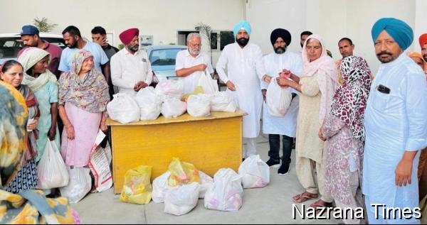 ਗੁਰੂ ਤੇਗ ਬਹਾਦਰ ਆਸਰਾ ਸੇਵਾ ਟਰਸਟ ਖਿਲਚੀਆਂ ਵੱਲੋਂ ਲੋੜਵੰਦ ਪਰਿਵਾਰਾਂ ਨੂੰ ਮੁਫਤ ਰਾਸ਼ਨ ਵੰਡਿਆ