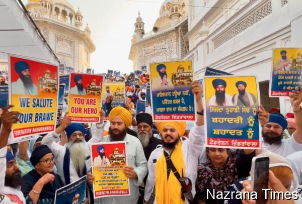 ਸਿੱਖਾਂ ਦੀ ਅਜ਼ਾਦੀ ਦੀ ਰੀਝ ਨੂੰ ਕੋਈ ਨਹੀਂ ਮਾਰ ਸਕਦਾ : ਸਿੱਖ ਯੂਥ ਫੈਡਰੇਸ਼ਨ ਭਿੰਡਰਾਂਵਾਲਾ