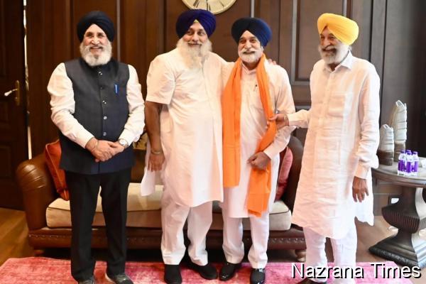 ਸਿਕੰਦਰ ਸਿੰਘ ਮਲੂਕਾ ਦੀ ਅਕਾਲੀ ਦਲ 'ਚ ਵਾਪਸੀ, ਸੁਖਬੀਰ ਬਾਦਲ ਨੇ ਆਖੀ ਵੱਡੀ ਗੱਲ