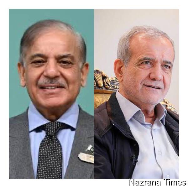 Prime Minister Shehbaz Sharif speaks with President of Iran