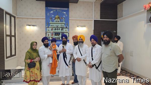 ਜਥੇਦਾਰ ਕੁਲਦੀਪ ਸਿੰਘ ਗੜਗੱਜ ਨੇ ਕੀਤਾ ਚਾਰ ਸਾਲਾ ਗੱਤਕਾ ਖਿਡਾਰੀ ਸਿੱਖ ਬੱਚੇ ਦਾ ਵਿਸ਼ੇਸ਼ ਸਨਮਾਨ