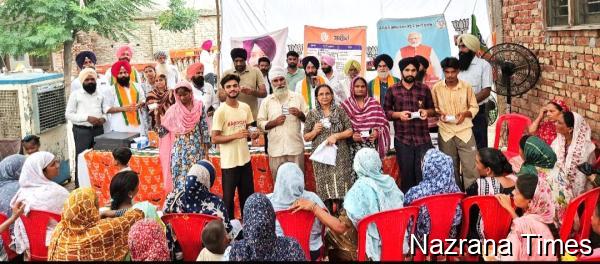 ਮੋਦੀ ਸਰਕਾਰ ਦੀਆਂ ਸਹੂਲਤਾਂ ਬਿਨਾਂ ਭੇਦਭਾਵ ਘਰ ਘਰ ਤੱਕ ਪਹੁੰਚਾਉਣ ਲਈ ਕੀਤੇ ਜਾ ਰਹੇ ਹਨ ਉਪਰਾਲੇ– ਹਰਜੀਤ ਸੰਧੂ