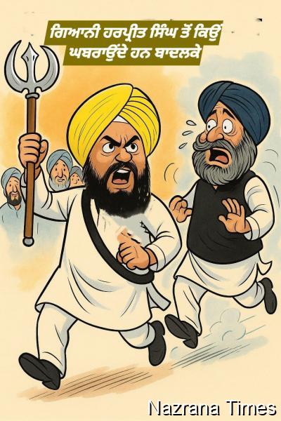 ਪੰਥਕ ਸਿਆਸਤ ਵਿੱਚ ਨਵਾਂ ਮੋੜ: ਗਿਆਨੀ ਹਰਪ੍ਰੀਤ ਸਿੰਘ ਦੀ ਐਂਟਰੀ ਤੇ ਬਾਦਲ ਦਲ ਦਾ ਸੰਕਟ  ਪ੍ਰੋਫੈਸਰ ਬਲਵਿੰਦਰ ਪਾਲ ਸਿੰਘ