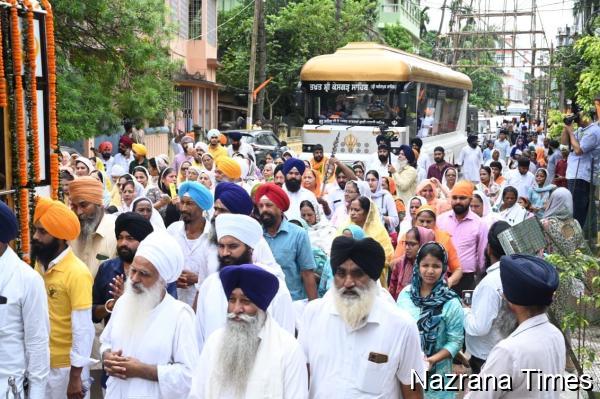 ਸ੍ਰੀ ਗੁਰੂ ਤੇਗ ਬਹਾਦਰ ਸਾਹਿਬ ਜੀ ਦੇ ਸ਼ਹੀਦੀ ਸਾਕੇ ਦੀ 350 ਸਾਲਾ ਸ਼ਤਾਬਦੀ: ਗੁਰਦੁਆਰਾ ਧੋਬੜੀ ਸਾਹਿਬ ਤੋਂ ਖ਼ਾਲਸਾਈ ਜਾਹੋ ਜਲਾਲ ਨਾਲ ਆਰੰਭ ਹੋਇਆ ਸ਼ਹੀਦੀ ਨਗਰ ਕੀਰਤਨ