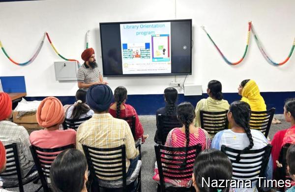 ਗੁਰੂ ਅਰਜਨ ਦੇਵ ਖਾਲਸਾ ਕਾਲਜ ਵਿਖੇ ਲਾਇਬ੍ਰੇਰੀ ਓਰੀਐਂਟੇਸ਼ਨ ਪ੍ਰੋਗਰਾਮ ਕਰਵਾਇਆ