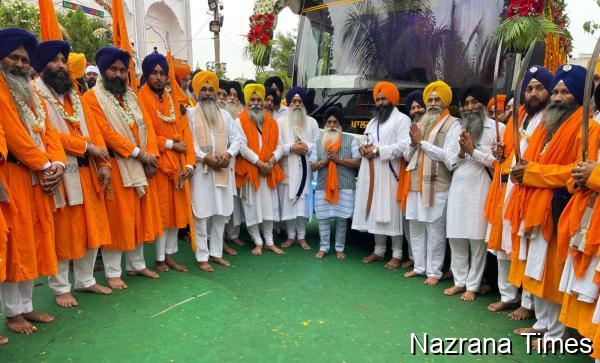 ਸ਼ਹੀਦੀ ਨਗਰ ਕੀਰਤਨ ਹੈਦਰਾਬਾਦ ਤੋਂ ਵਿਜੈਵਾੜਾ ਰਵਾਨਾ — 350 ਸਾਲਾ ਸ਼ਤਾਬਦੀ ਸਮਾਰੋਹ