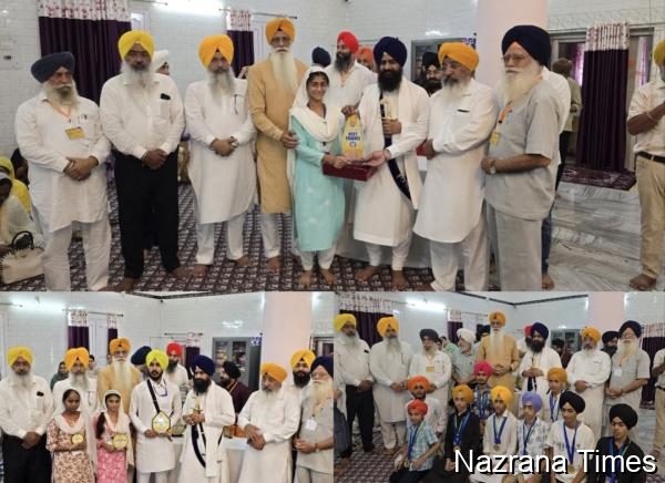 ਜਥੇਦਾਰ ਗੜਗੱਜ ਨੇ ਜਮਸ਼ੇਦਪੁਰ ਵਿਖੇ ਗੁਰਮਤਿ ਸਿੱਖਿਆ ਕੈਂਪ ਦੌਰਾਨ ਬੱਚਿਆਂ ਨੂੰ ਕੀਤਾ ਸਨਮਾਨਿਤ