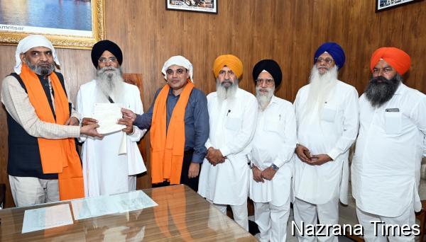 ਇੰਡੀਆ ਇਸਲਾਮਿਕ ਕਲਚਰ ਸੈਂਟਰ ਦਿੱਲੀ ਵੱਲੋਂ ਸ਼੍ਰੋਮਣੀ ਕਮੇਟੀ ਪ੍ਰਧਾਨ ਨੂੰ ਹੜ੍ਹ ਪੀੜਤਾਂ ਲਈ 11 ਲੱਖ ਰੁਪਏ ਭੇਟ