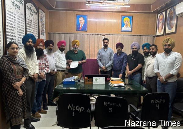 ਖੇਤੀਬਾੜੀ ਵਿਕਾਸ ਅਫਸਰਾਂ ਵੱਲੋ ਮੰਗਾਂ ਸਬੰਧੀ ਮੈਮੋਰੰਡਮ ਦਿੱਤਾ