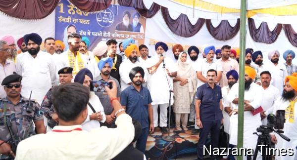 ਕਾਂਗਰਸ ਅਤੇ 'ਆਪ' ਦੋਵੇਂ ਪੰਜਾਬ ਅਤੇ ਸਿੱਖ ਕੌਮ ਦੀਆਂ ਦੁਸ਼ਮਣ ਪਾਰਟੀਆਂ- ਸੁਖਬੀਰ ਬਾਦਲ