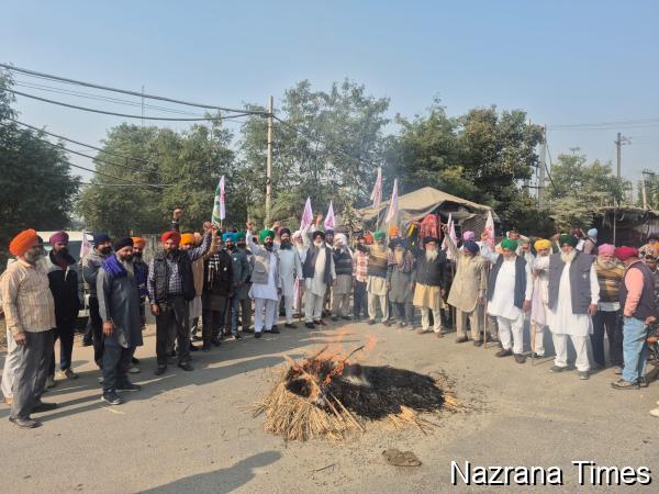 ਬਿਜਲੀ ਸੋਧ ਬਿਲ 2025 ਦੇ ਵਿਰੋਧ ਵਿੱਚ ਸੰਯੁਕਤ ਕਿਸਾਨ ਮੋਰਚਾ ਗੈਰ ਰਾਜਨੀਤਿਕ ਵੱਲੋਂ ਪੰਜਾਬ ਸਰਕਾਰ ਅਤੇ ਭਾਰਤ ਸਰਕਾਰ ਦਾ ਸਾਰਿਆ ਪੁਤਲਾ