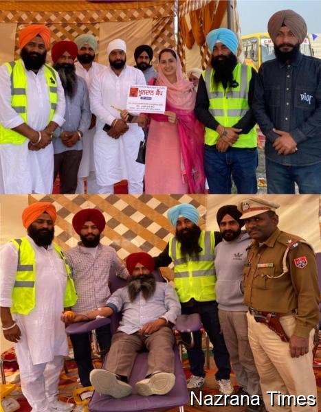 ਦੀਪ ਸਿੱਧੂ ਦੀ ਚੌਥੀ ਬਰਸ਼ੀ ਮੌਕੇ ਦੁਬਈ ਵਾਲੇ ਵੀਰਾਂ ਵੱਲੋਂ ਖੂਨਦਾਨ ਕੈਂਪ ਲਗਾਇਆ ਗਿਆ।