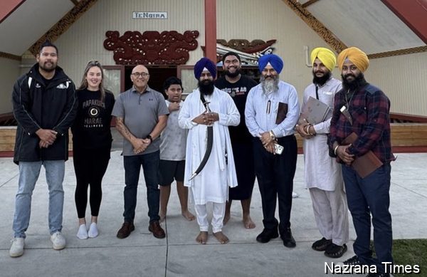 Jathedar Gargajj Leads Free Food Drive in New Zealand, Distributes 1,000+ Meals; Māori Community Extends Warm Welcome