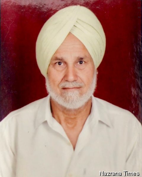 ਸਰਬੱਤ ਦਾ ਭਲਾ ਟਰੱਸਟ ਦੇ ਸਲਾਹਕਾਰ ਸੁਖਦੀਪ ਸਿੱਧੂ ਦੇ ਪਿਤਾ ਮਾਸਟਰ ਜੋਗਾ ਸਿੰਘ ਦਾ ਦੇਹਾਂਤ