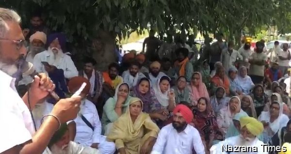 ਅਧਿਆਪਕ ਜਗਦੀਪ ਸਿੰਘ ਦੇ ਕਤਲ ਦੇ ਦੋਸ਼ੀਆਂ ਵਿਰੁੱਧ ਕਾਰਵਾਈ ਨਾ ਕਰਨ ਦੇ ਸਬੰਧ ਵਿਚ ਜਨਤਕ ਜਥੇਬੰਦੀਆਂ ਵਲੋਂ ਪੁਲੀਸ ਥਾਣਾ ਤਰਸਿਕਾ ਦੇ ਸਾਹਮਣੇ ਜੋਰਦਾਰ ਰੋਸ ਮੁਜਾਹਰਾ
